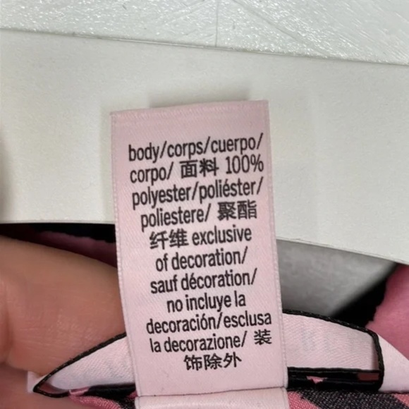 Victoria’s Secret Satin Pink Zebra Print Sleep Romper - Picture 12 of 12